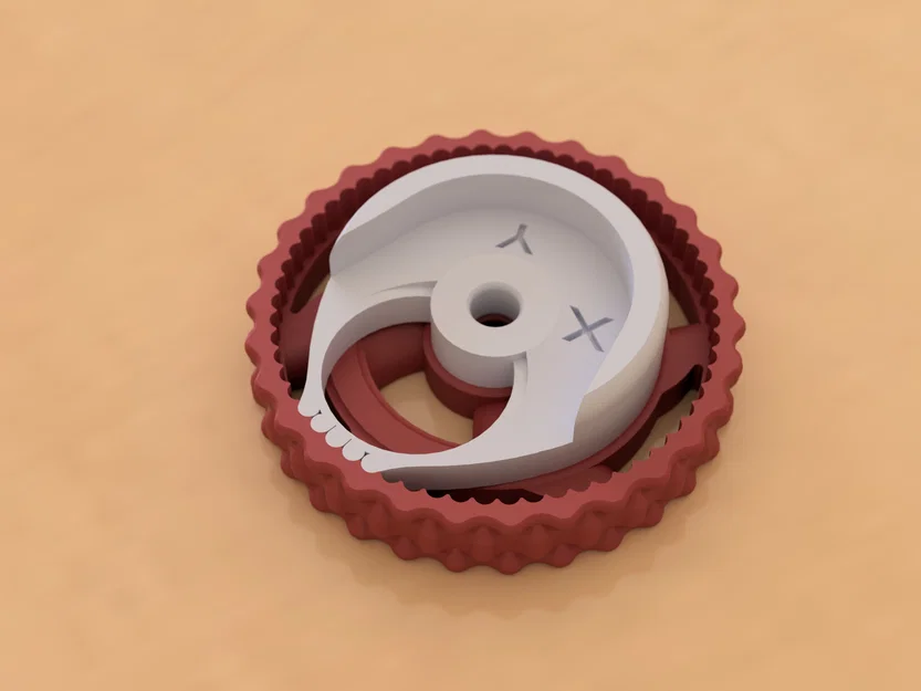 Clicker bánh vặn khóa cân bàn 60 nấc cho Ender3/E3Max & Gulfcoast Robotics E3 plate - Image 1