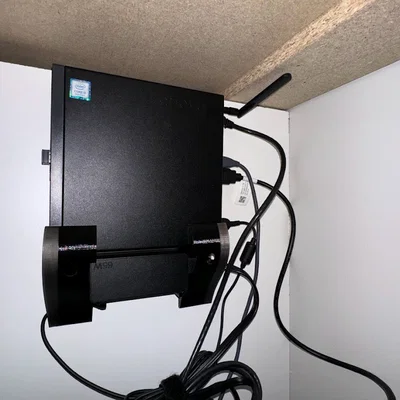 Giá treo tường Lenovo ThinkCenter Tiny kèm kệ để nguồn