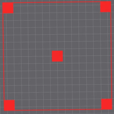 Mẫu Level Test: Công cụ căn chỉnh bàn in 3D chính xác