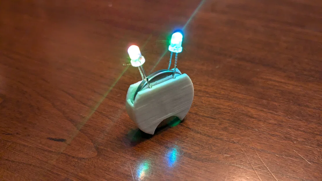 Giá giữ LED dùng pin cúc áo (Button Battery LED Holder) - Image 1