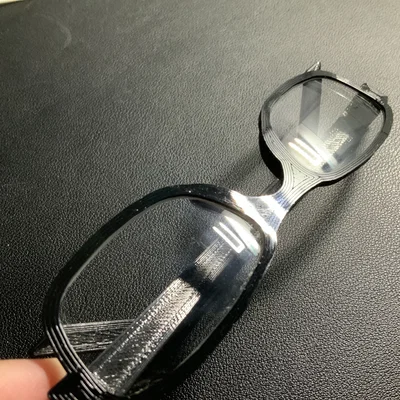 Gọng kính parametric từ STL tròng kính (lens) bằng OpenSCAD