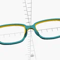 Gọng kính parametric từ STL tròng kính (lens) bằng OpenSCAD - Thumbnail 12