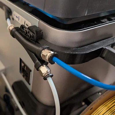 Bộ dẫn filament bên hông sẵn dùng splitter cho Bambu P1P / P1S / X1C