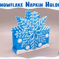 Kệ giữ khăn ăn bông tuyết ráp khớp (Snap Together Snowflake Napkin Holder) - Thumbnail 1