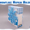 Kệ giữ khăn ăn bông tuyết ráp khớp (Snap Together Snowflake Napkin Holder) - Thumbnail 2