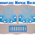 Kệ giữ khăn ăn bông tuyết ráp khớp (Snap Together Snowflake Napkin Holder) - Thumbnail 4