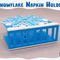 Kệ giữ khăn ăn bông tuyết ráp khớp (Snap Together Snowflake Napkin Holder) - Thumbnail 5