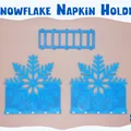 Kệ giữ khăn ăn bông tuyết ráp khớp (Snap Together Snowflake Napkin Holder) - Thumbnail 7