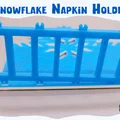 Kệ giữ khăn ăn bông tuyết ráp khớp (Snap Together Snowflake Napkin Holder) - Thumbnail 9