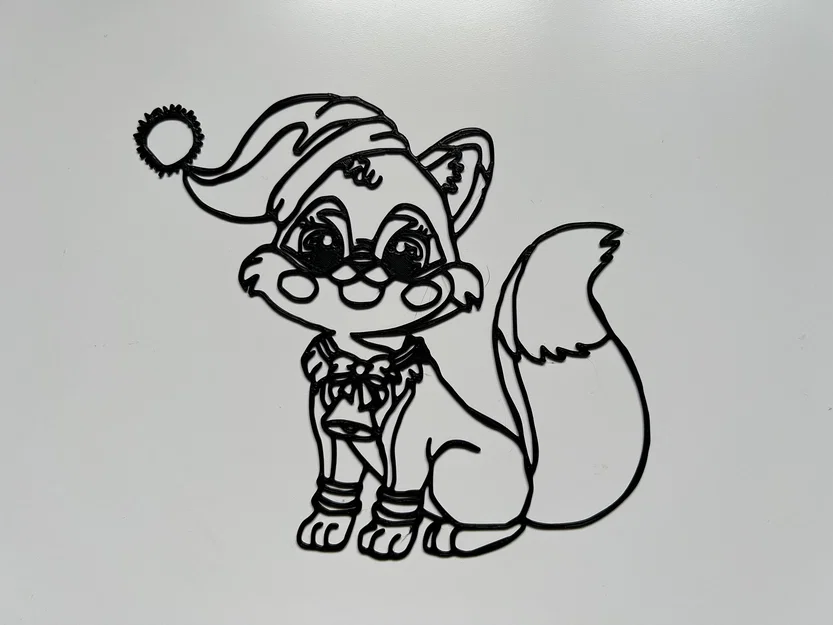 Tranh treo tường hình thú cưng phong cách Giáng sinh #1 - Image 1