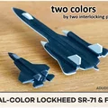 SR-71 & F-35: Đồ chơi 2 màu 2 mảnh SR71 (Blackbird) và F-35 - Thumbnail 1