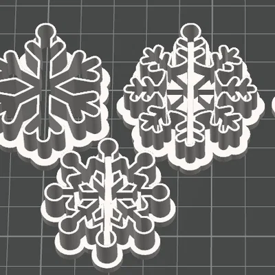 Bộ 23 khuôn cắt đất sét polymer chủ đề mùa đông và Giáng sinh