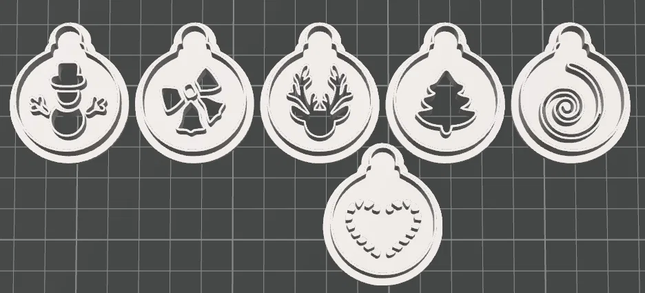 Bộ 23 khuôn cắt đất sét polymer chủ đề mùa đông và Giáng sinh - Image 3