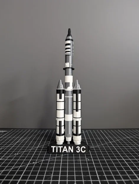 TITAN 3C MOL – Mô hình tên lửa tỉ lệ 1:200 (US Army) - Image 2