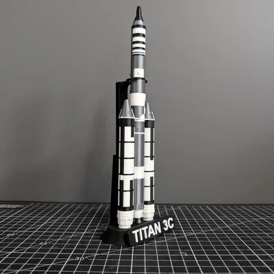 TITAN 3C MOL – Mô hình tên lửa tỉ lệ 1:200 (US Army)