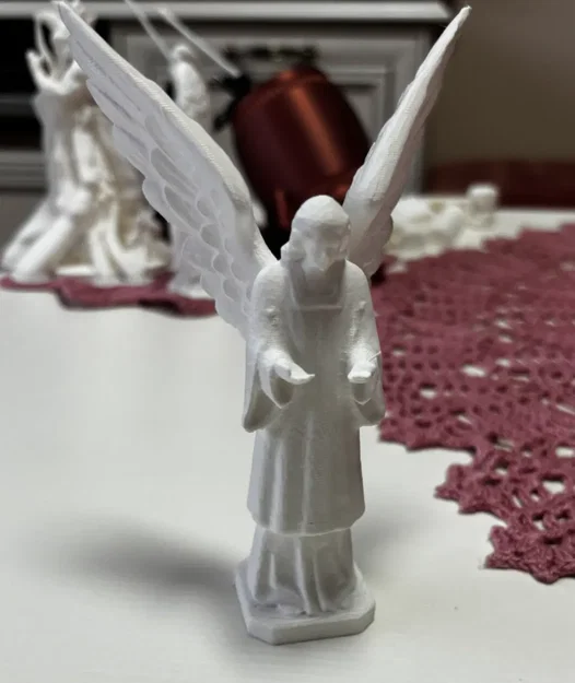 Mô hình in 3D Thiên thần Giáng sinh trang trí tinh tế - Image 1