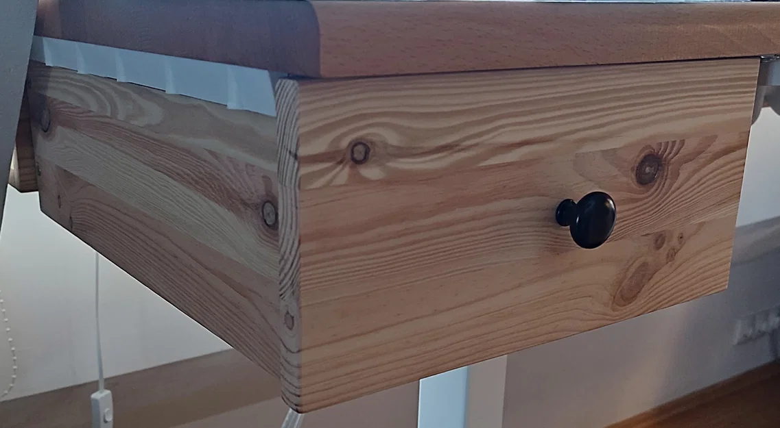 Bộ ray trượt ngăn kéo lắp dưới bàn làm việc DIY - Image 3