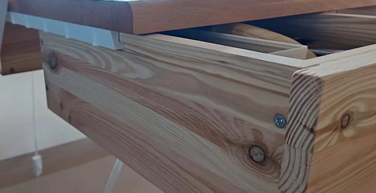 Bộ ray trượt ngăn kéo lắp dưới bàn làm việc DIY - Image 4