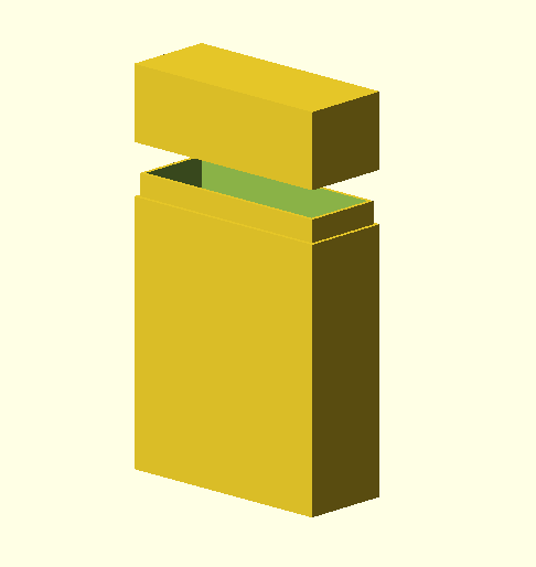 Hộp đơn giản tùy chỉnh - Parametric - openSCAD - Image 1