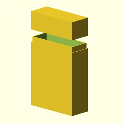 Hộp đơn giản tùy chỉnh - Parametric - openSCAD