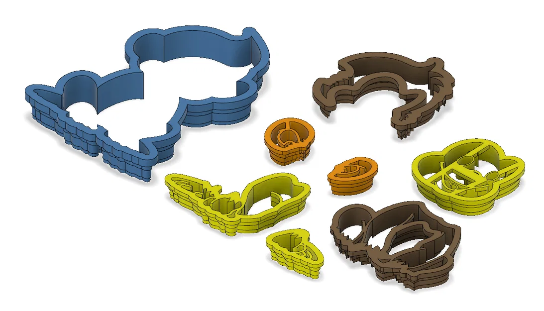 Bộ sưu tập Animal Collection 01 - Khuôn cắt bánh quy - Image 5