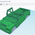 Mô hình 3D xe quân sự Land Rover 1949 phong cách Lego cực đẹp - Thumbnail 2