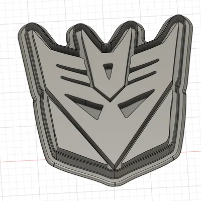 Khuôn cắt bánh quy Transformers (Autobots & Decepticons) 4 inch