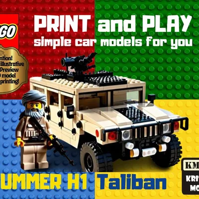 Mô hình xe Hummer H1 quân sự in 3D cực chất