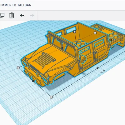 Mô hình xe Hummer H1 quân sự in 3D cực chất