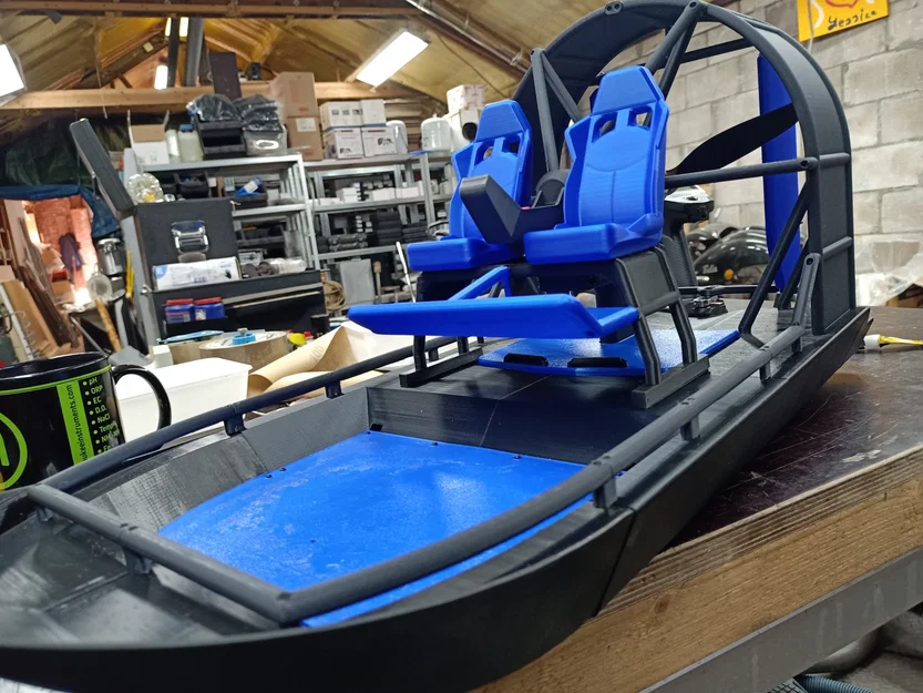 Mô hình thuyền 3D Hull Glade Runner chi tiết (bản chia nhỏ) - Image 1