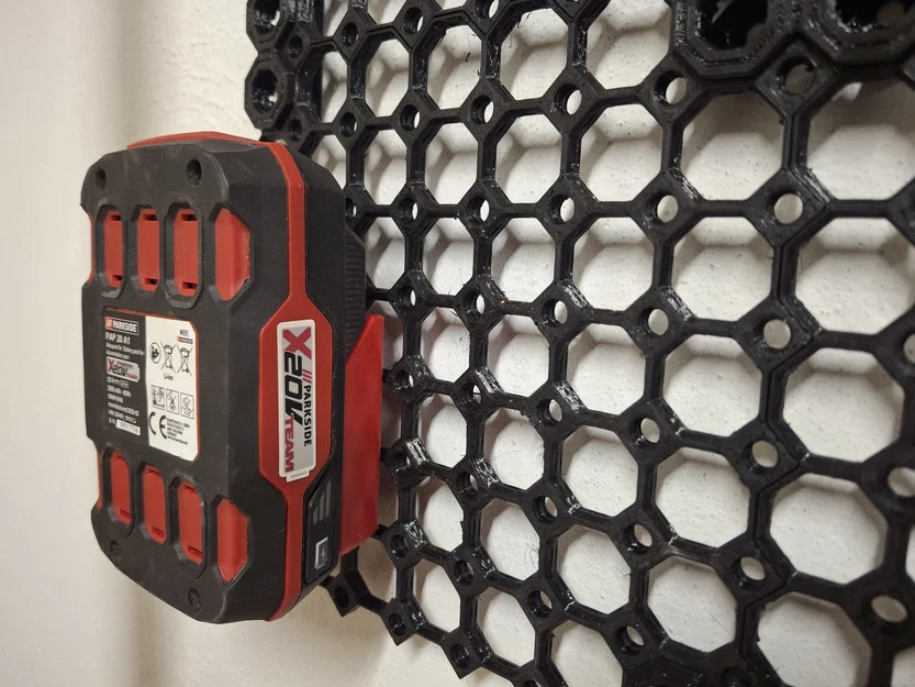 Giá treo pin Parkside 20V cho hệ thống Multiboard tiện lợi - Image 1