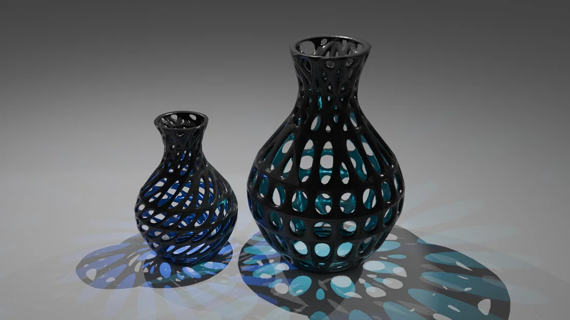 Bình Hoa Nghệ Thuật Dạng Lưới In 3D Độc Đáo - Image 3