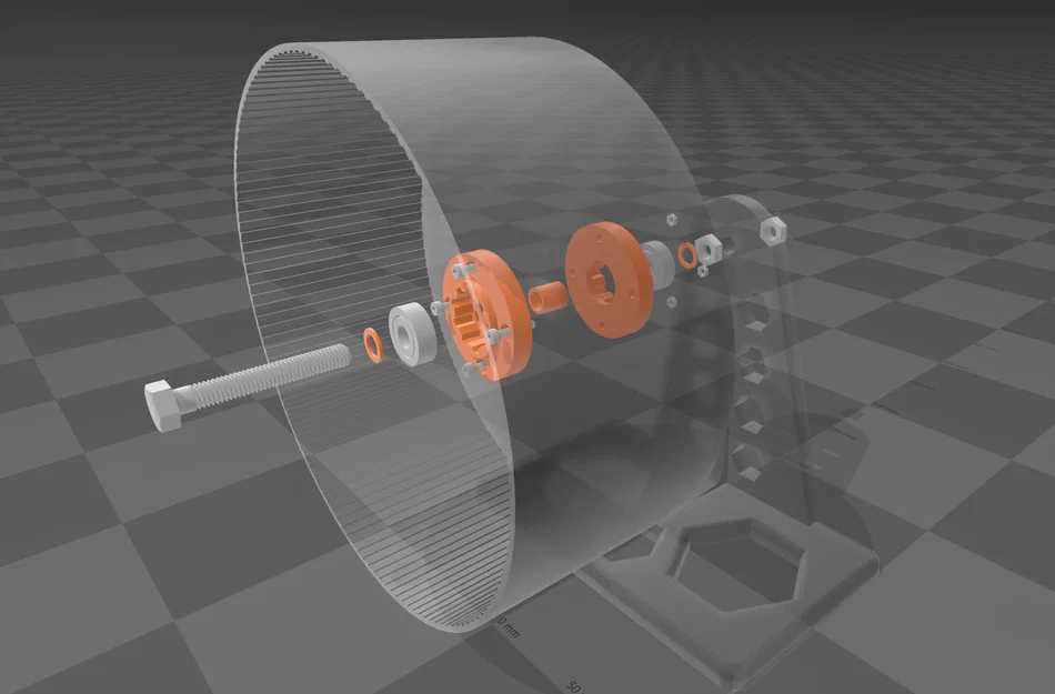 Bánh xe chạy hamster 20cm (Running Wheel) cho chuột/hamster – Hamsterrad - Image 9