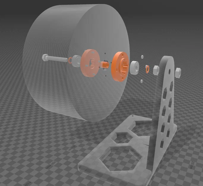 Bánh xe chạy hamster 20cm (Running Wheel) cho chuột/hamster – Hamsterrad - Image 10