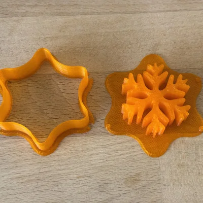 Khuôn cắt bánh quy hình bông tuyết tinh tế cho mùa lễ hội