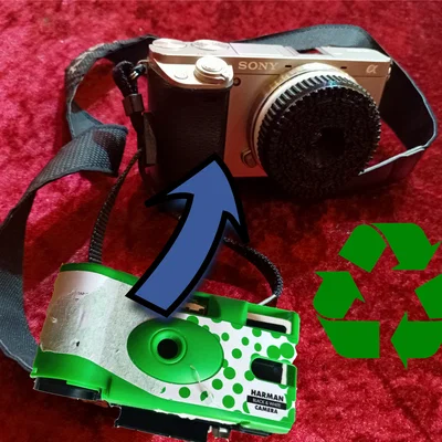 Ngàm chuyển ống kính máy ảnh dùng 1 lần kiểu “Oreo Style”