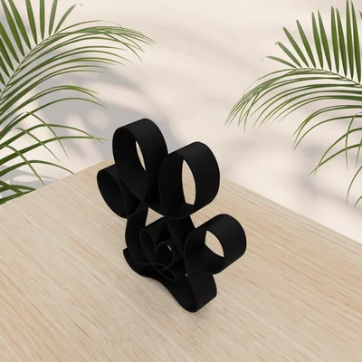 Mô hình nghệ thuật dấu chân chó và trái tim 3D in tại nhà