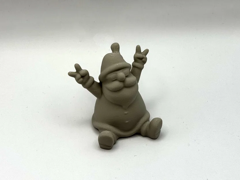 Mô hình ông già Noel vui nhộn in 3D (Rocking Santa Figurine) - Image 1