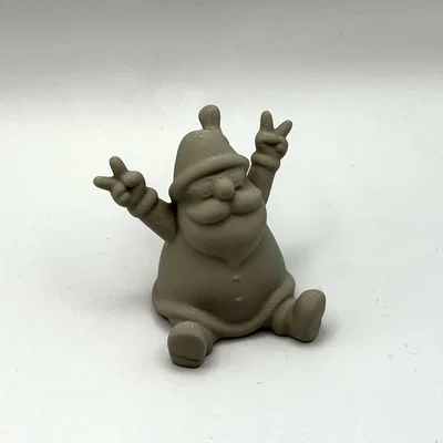 Mô hình ông già Noel vui nhộn in 3D (Rocking Santa Figurine)