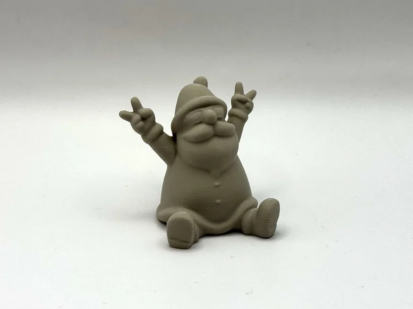 Mô hình ông già Noel vui nhộn in 3D (Rocking Santa Figurine) - Image 3