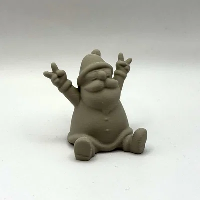 Mô hình ông già Noel vui nhộn in 3D (Rocking Santa Figurine)