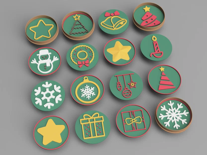 Khuôn cắt & stamp bánh quy Giáng Sinh (Christmas Cookie cutter and stamp) - Image 3