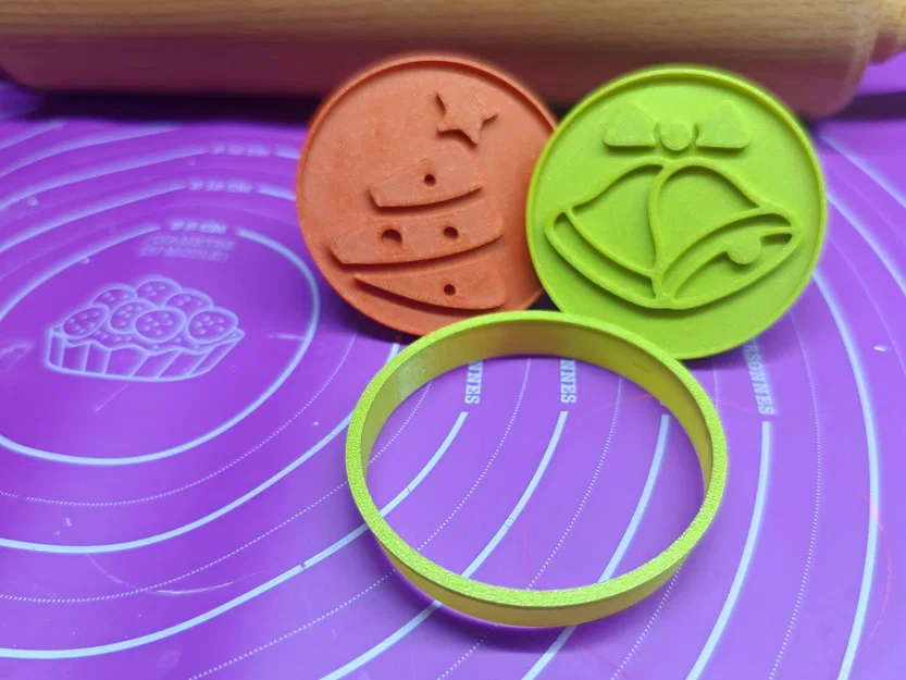 Khuôn cắt & stamp bánh quy Giáng Sinh (Christmas Cookie cutter and stamp) - Image 4