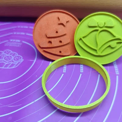 Khuôn cắt & stamp bánh quy Giáng Sinh (Christmas Cookie cutter and stamp)