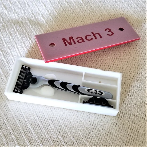 Hộp đựng dao cạo du lịch Mach3 (Mach3 Razor Travel Case) - Image 1