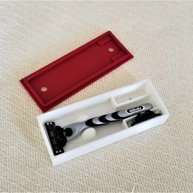 Hộp đựng dao cạo du lịch Mach3 (Mach3 Razor Travel Case) - Image 3