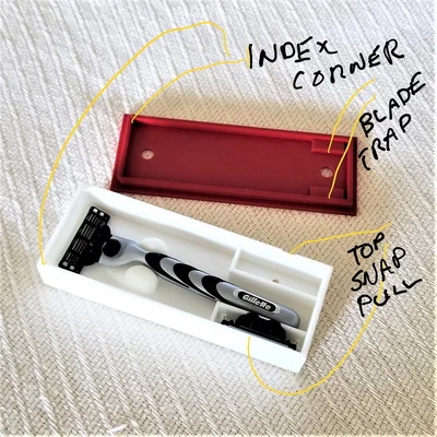 Hộp đựng dao cạo du lịch Mach3 (Mach3 Razor Travel Case)