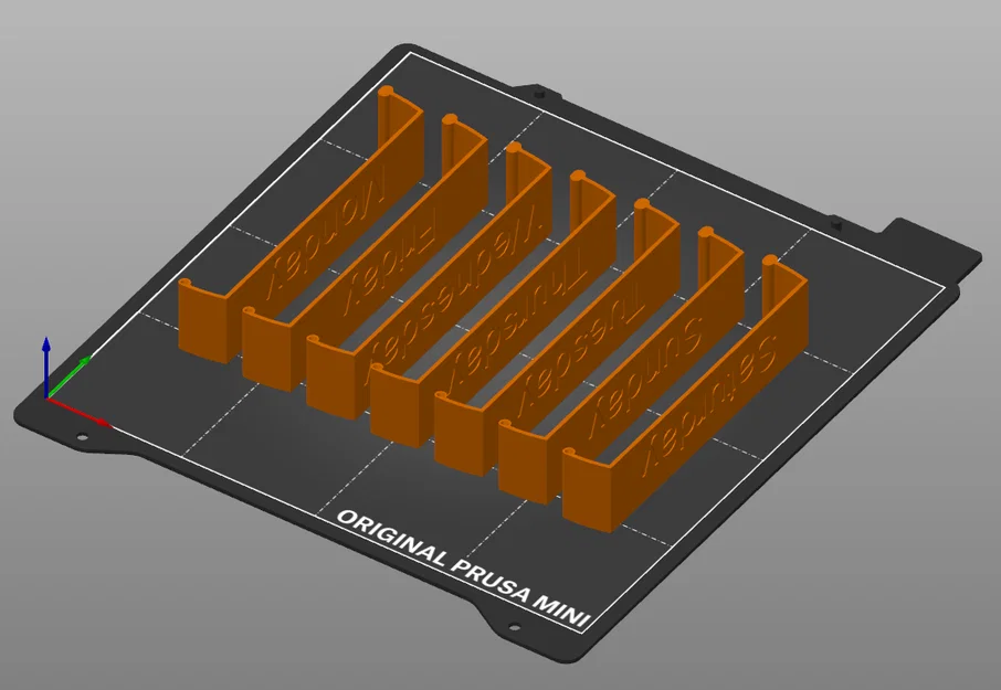 Hộp thuốc 1 tuần (3 ngăn mỗi ngày) – pill box/container in 3D parametric - Image 5