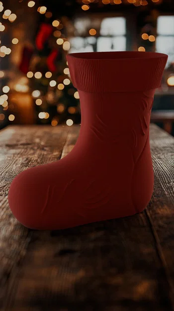 Bình hoa Christmas Stocking (Vớ Noel) trang trí Giáng Sinh - Image 1