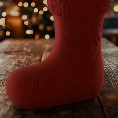 Bình hoa Christmas Stocking (Vớ Noel) trang trí Giáng Sinh